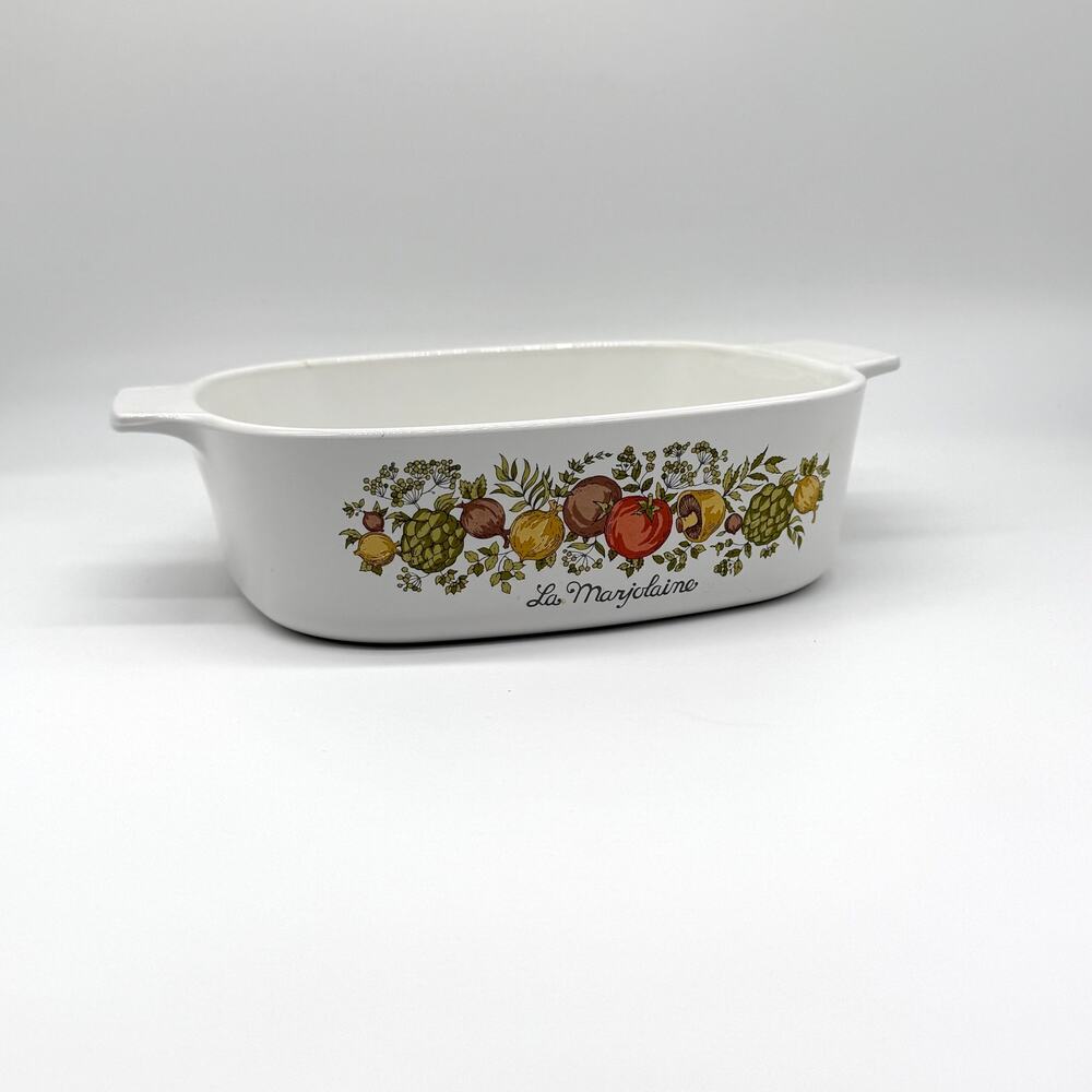 Vintage Corning Ware Spice of Life La Marjolaine A-2-B 2 Qt Casserole Dish